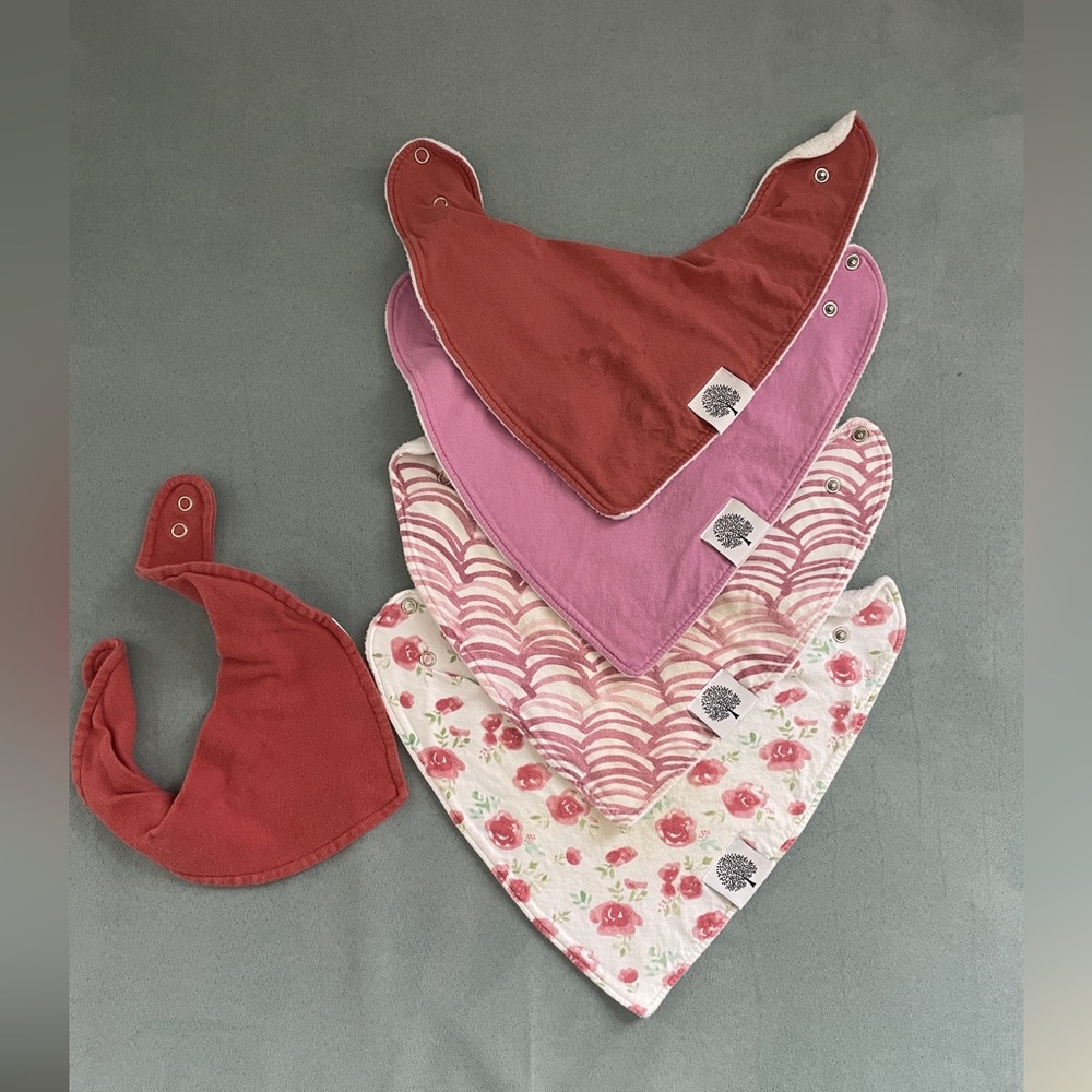 Lot of 5 bandana bibs